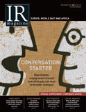 IR magazine December 2009 cover